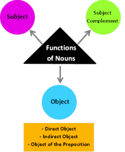 different functions of nouns examples